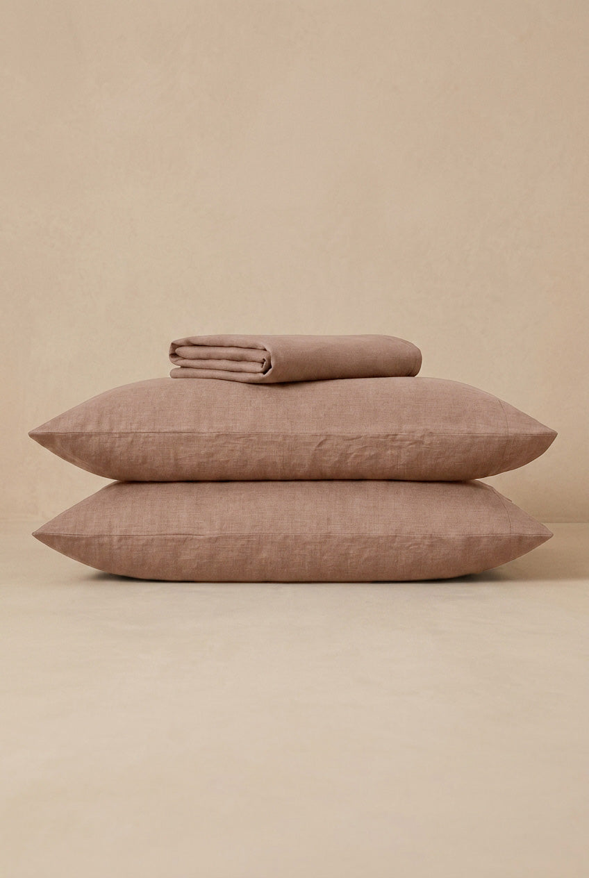 Linen Slumber Solid Bedsheet