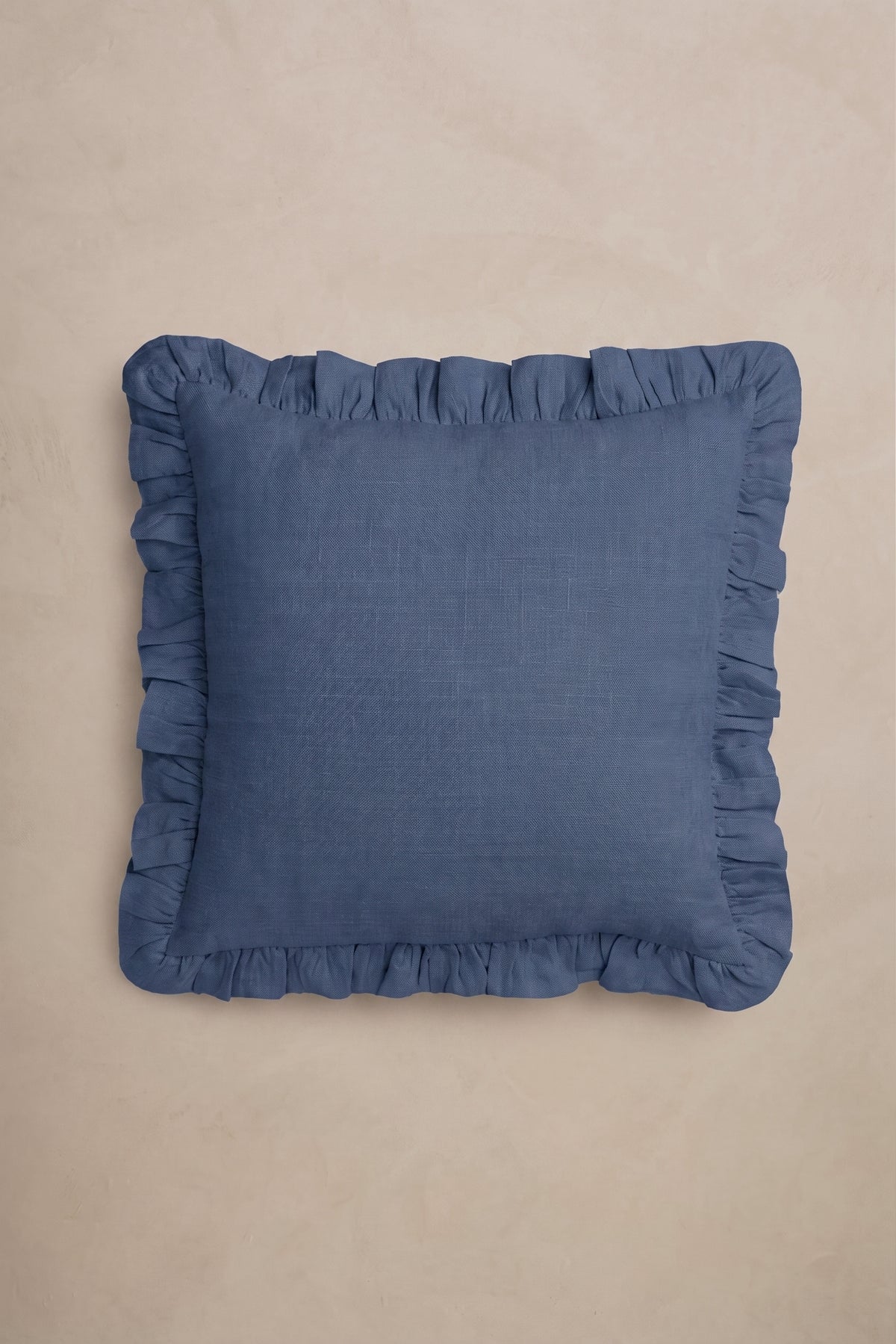 Linen Ruffle Medley Cushion Cover