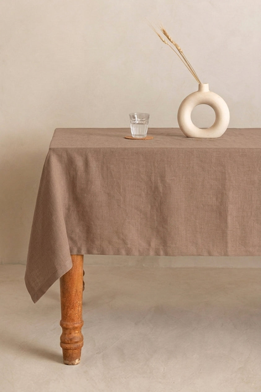 Linen Slumber Solid Tablecloth